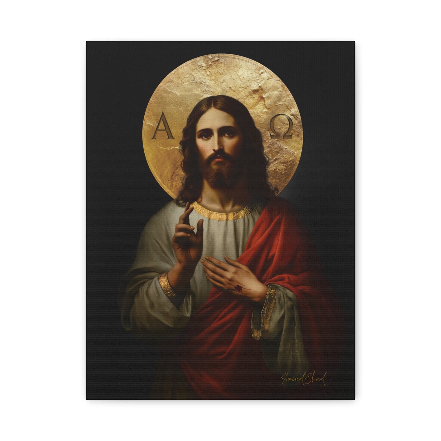 Jesus Christ -  ''Alpha & Omega" - Colored Version