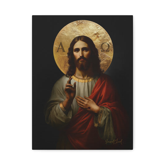 Jesus Christ -  ''Alpha & Omega" - Colored Version