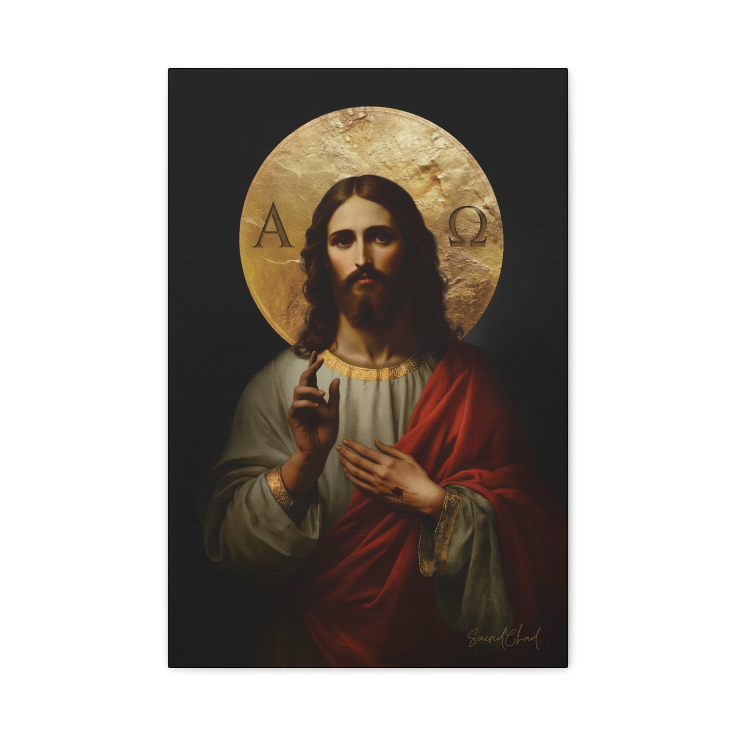 Jesus Christ -  ''Alpha & Omega" - Colored Version