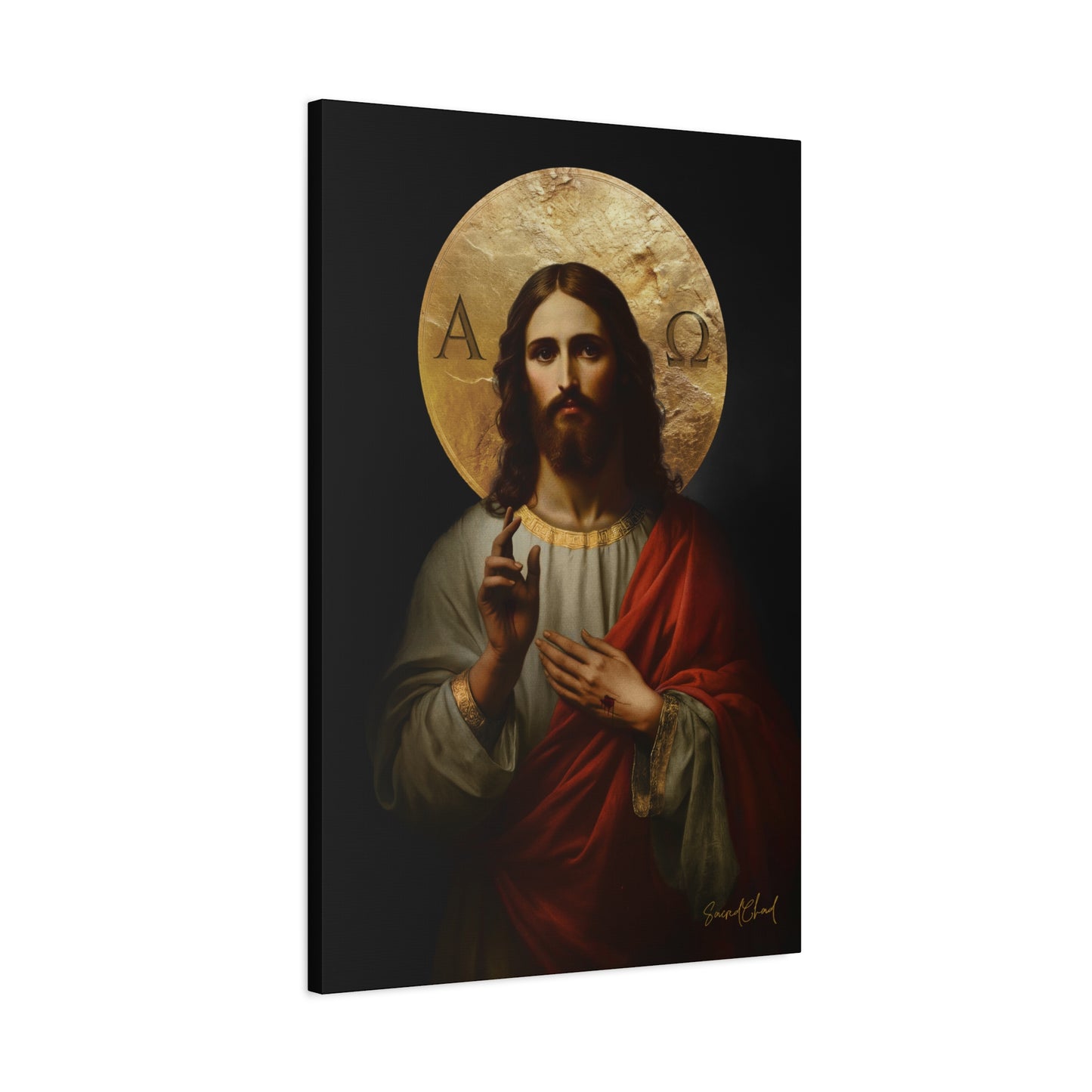Jesus Christ -  ''Alpha & Omega" - Colored Version
