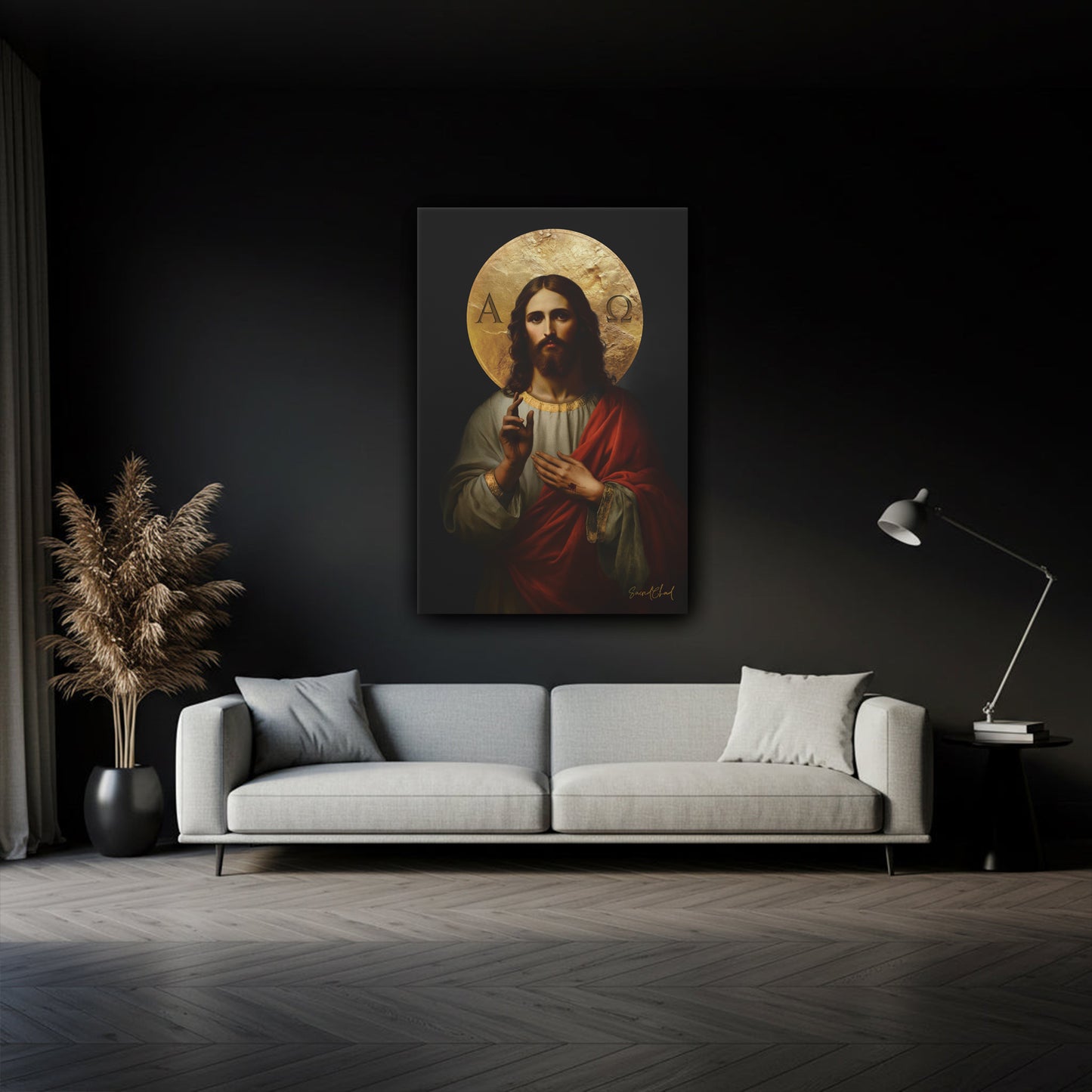 Jesus Christ -  ''Alpha & Omega" - Colored Version
