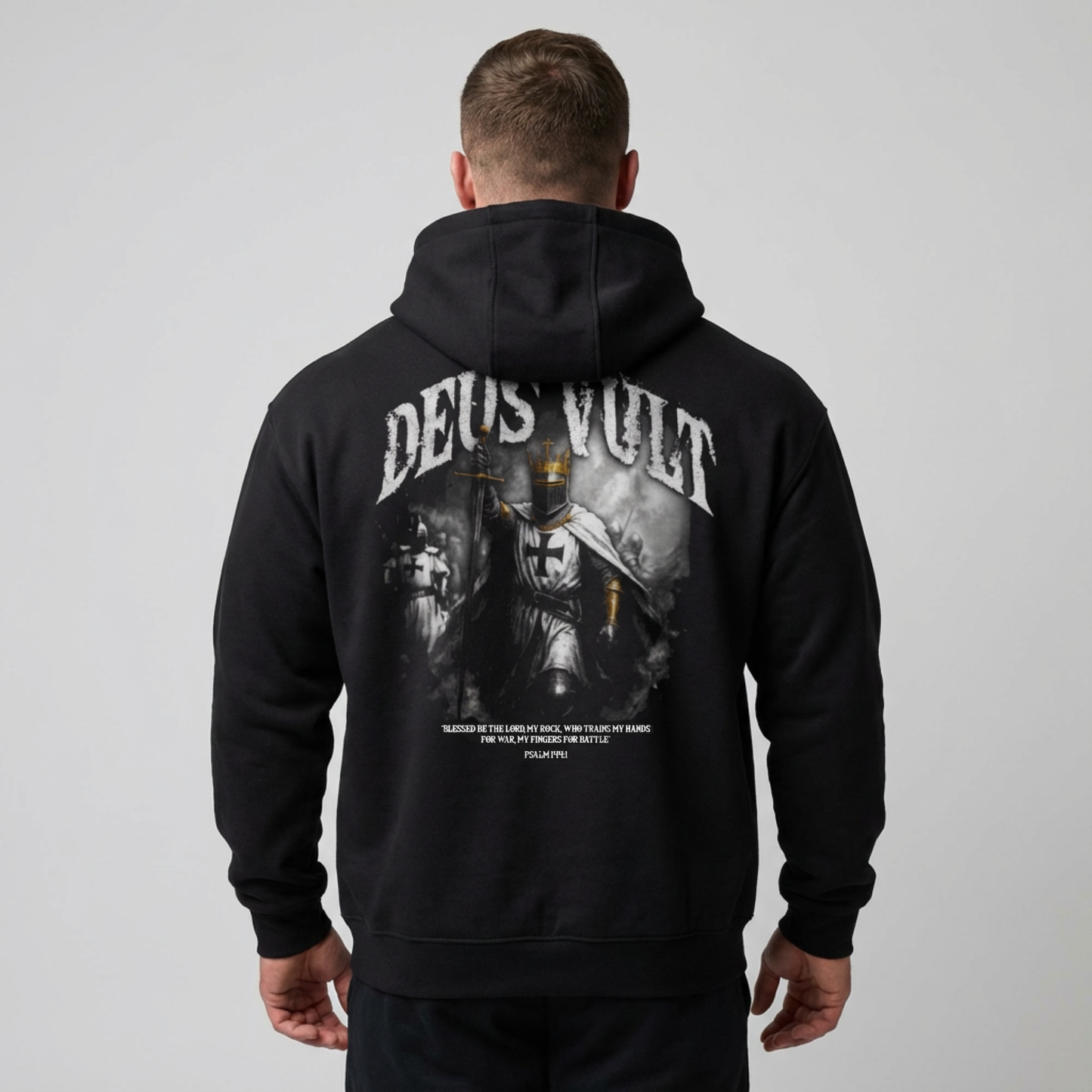 Crusader Hoodie - "DEUS VULT"