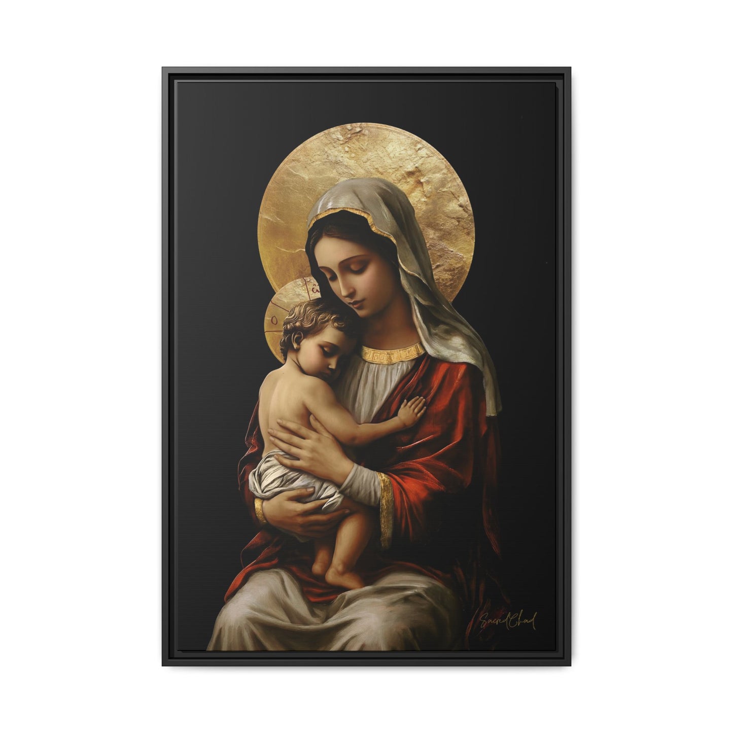 Virgin Mary & Jesus Christ - Colored Version