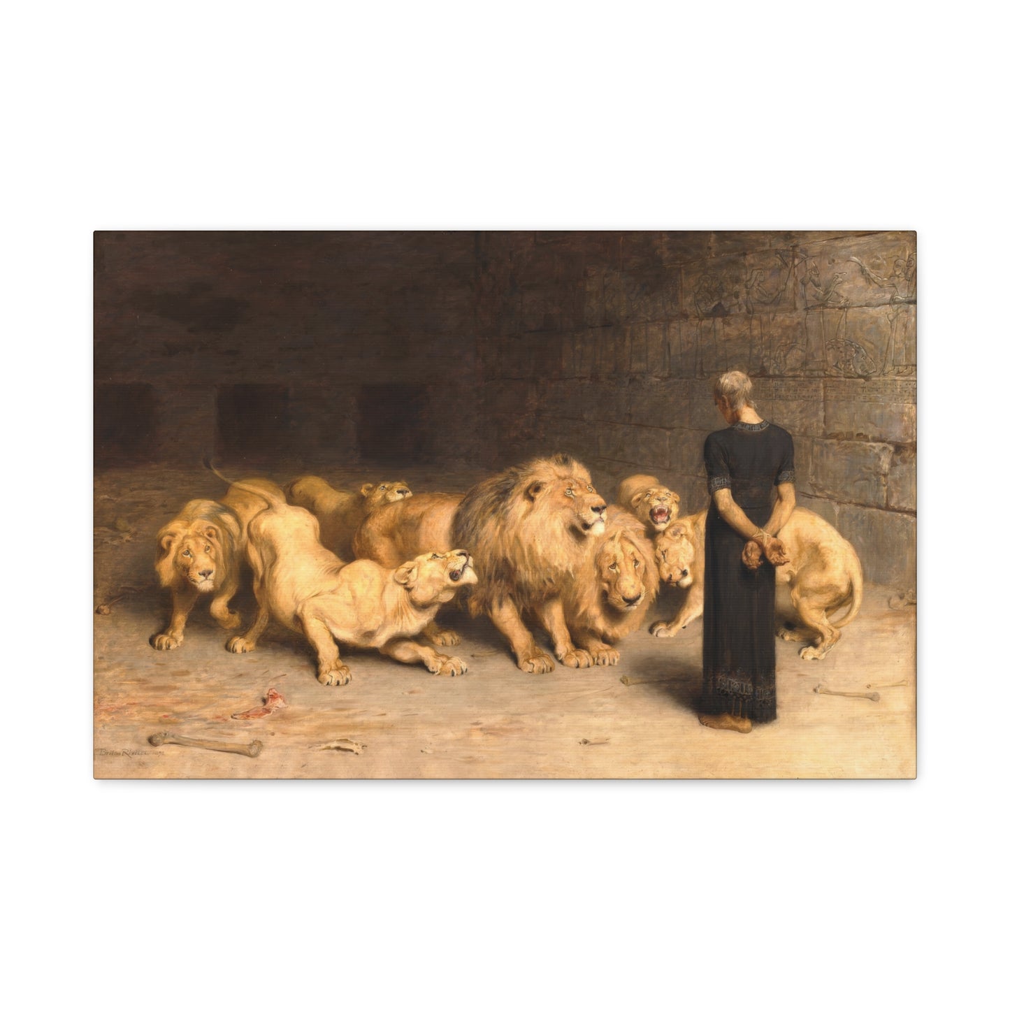 Daniel in the Lion's Den - Briton Rivière