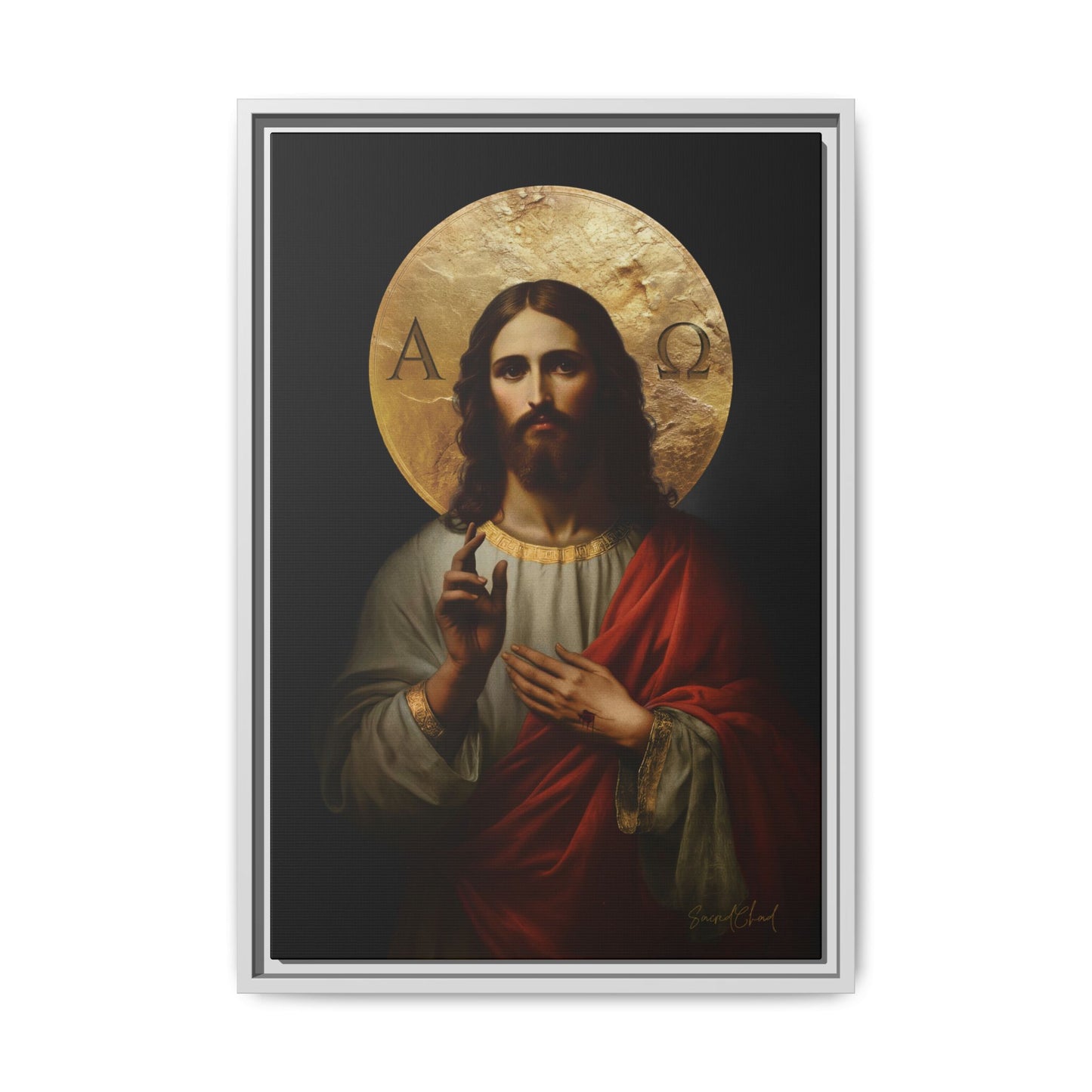 Jesus Christ -  ''Alpha & Omega" - Colored Version