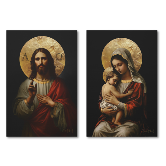 Mary & Jesus - Colored - Canvas Bundle