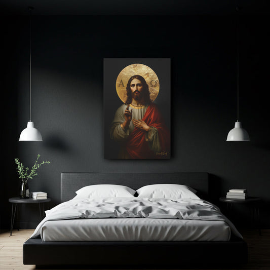 Jesus Christ -  ''Alpha & Omega" - Colored Version