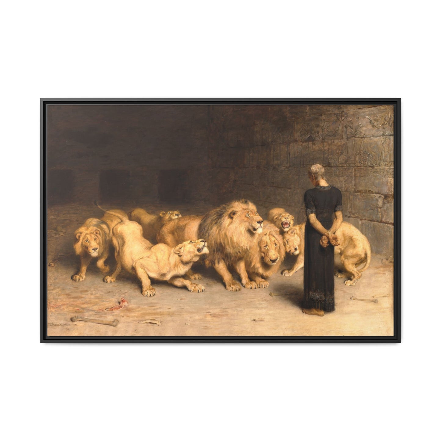 Daniel in the Lion's Den - Briton Rivière
