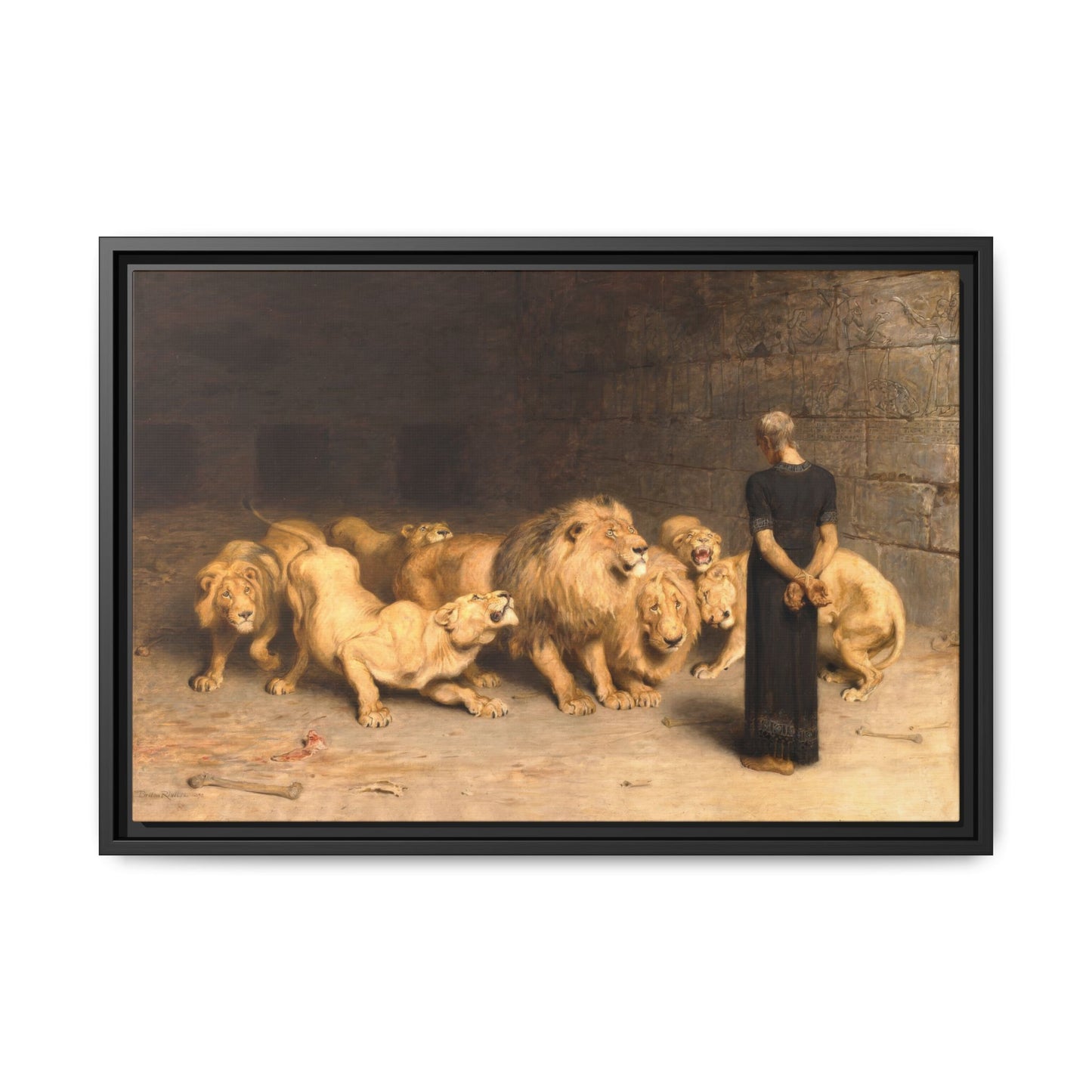 Daniel in the Lion's Den - Briton Rivière