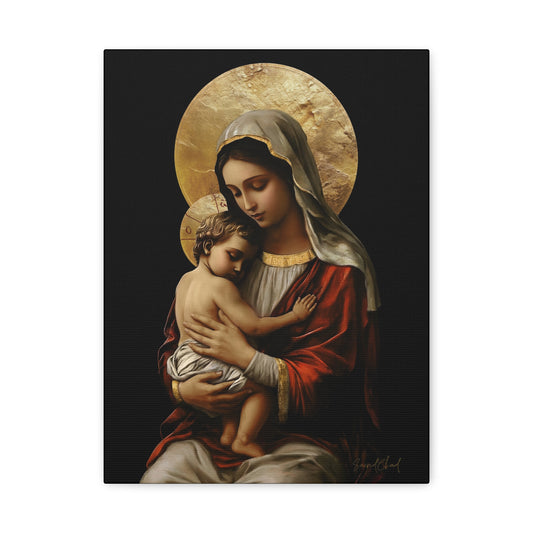 Virgin Mary & Jesus Christ - Colored Version