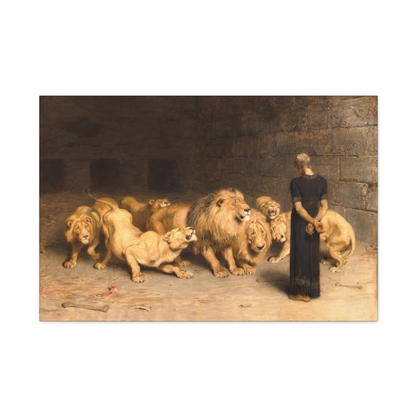 Daniel in the Lion's Den - Briton Rivière