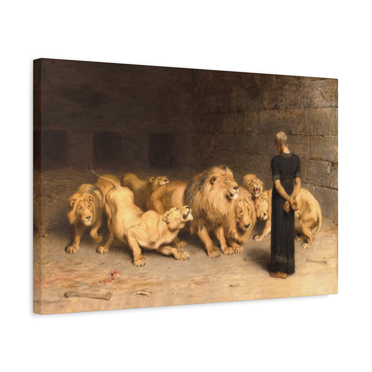 Daniel in the Lion's Den - Briton Rivière