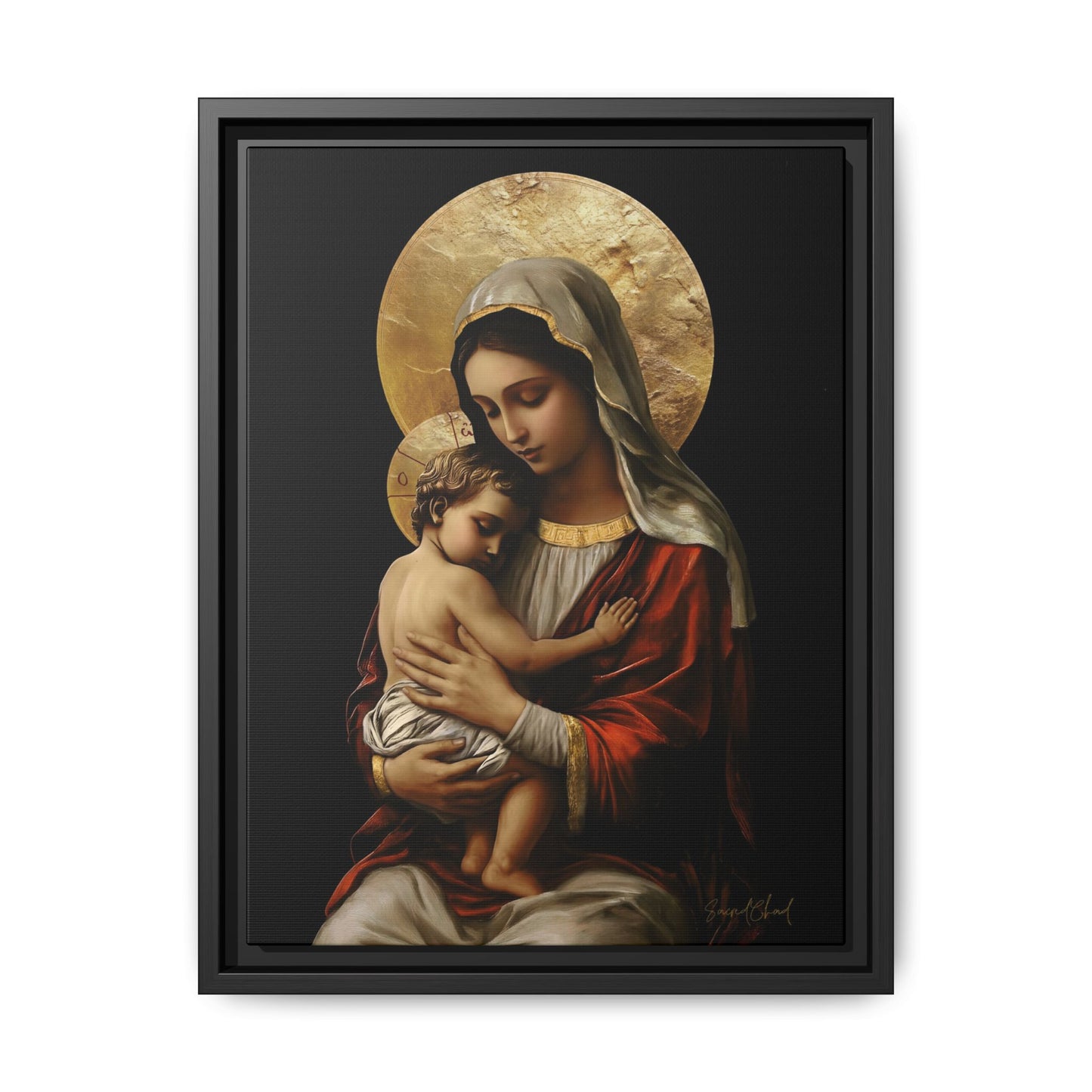 Virgin Mary & Jesus Christ - Colored Version