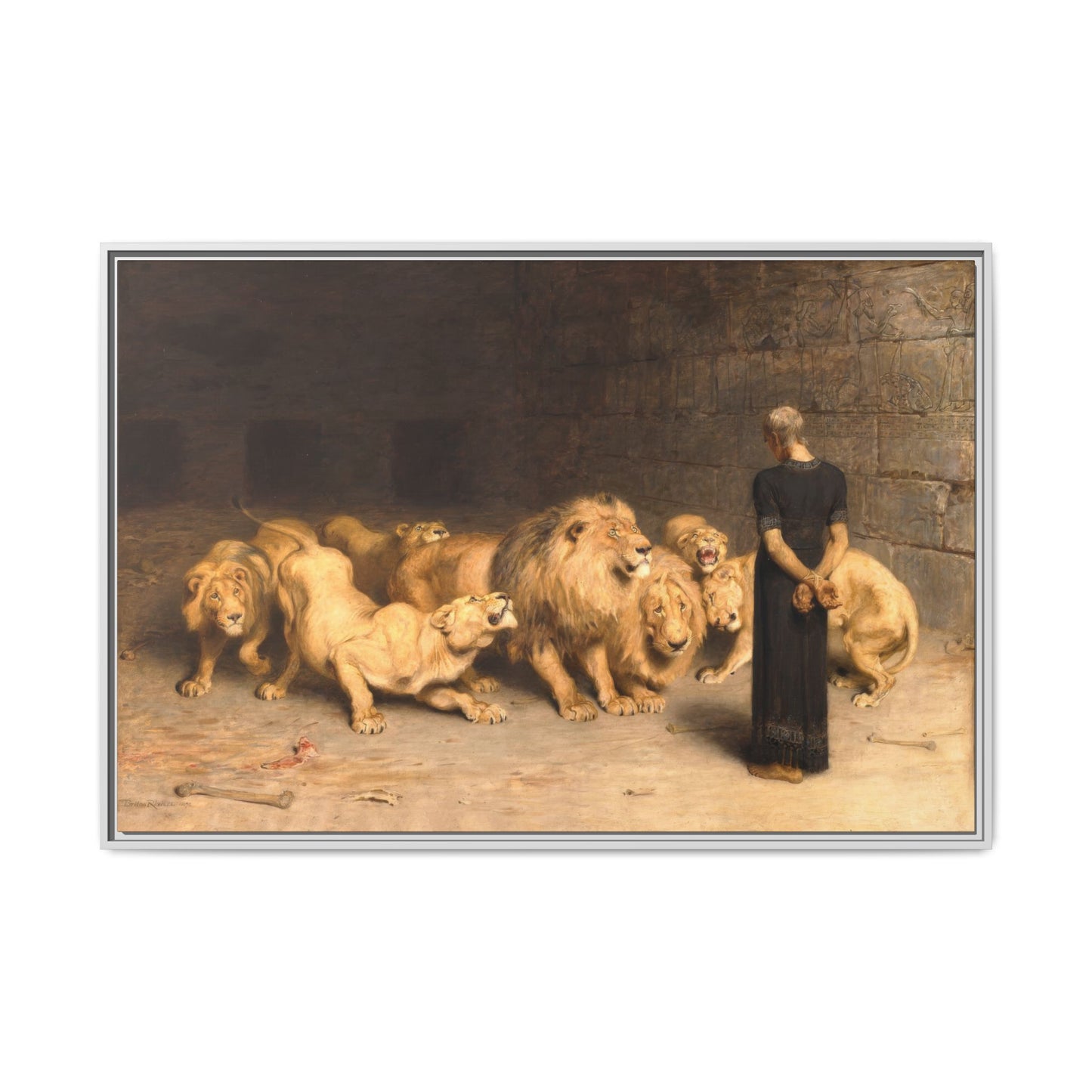 Daniel in the Lion's Den - Briton Rivière