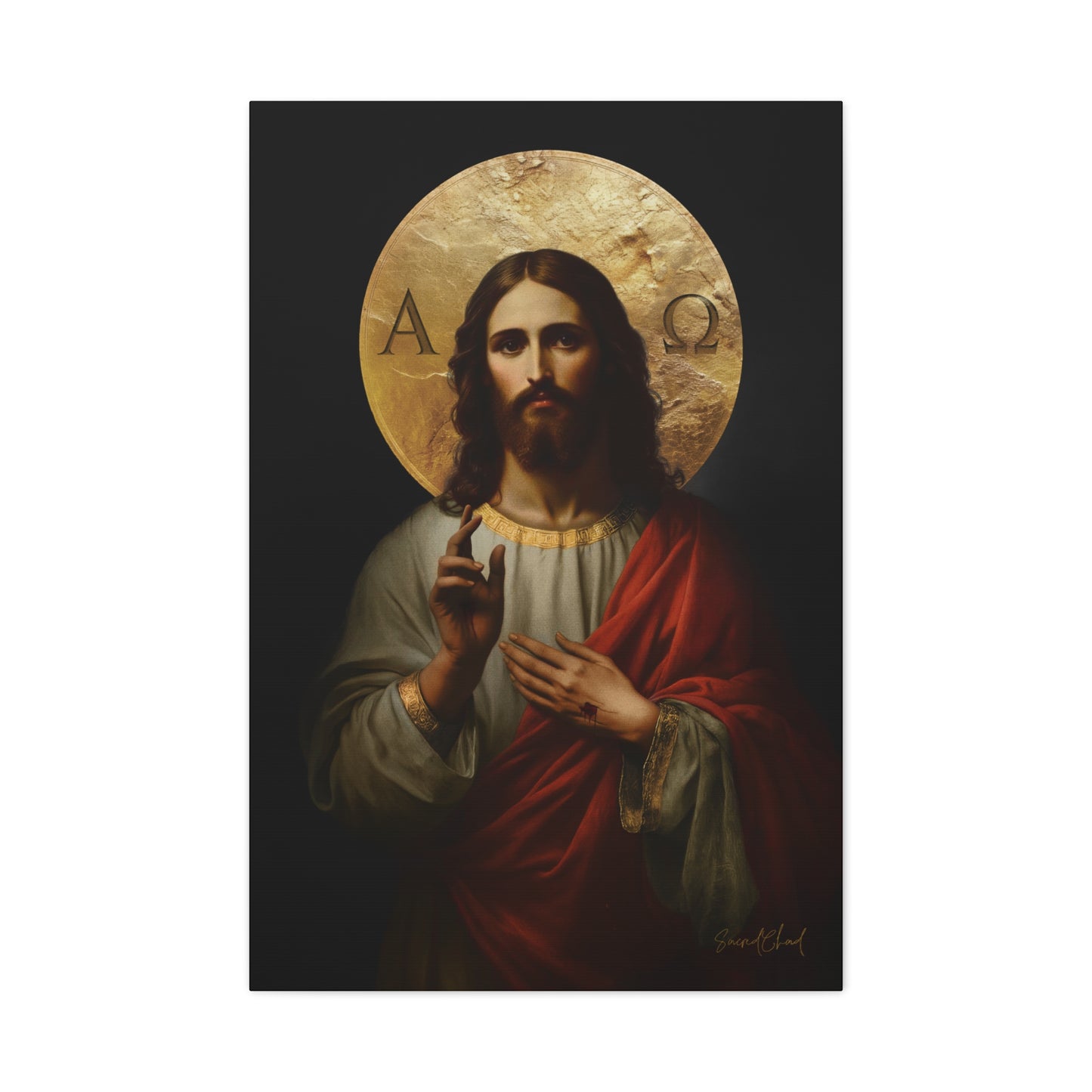 Jesus Christ -  ''Alpha & Omega" - Colored Version