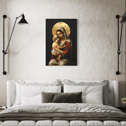 Virgin Mary & Jesus Christ - Colored Version