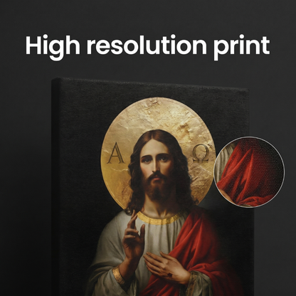 Jesus Christ -  ''Alpha & Omega" - Colored Version