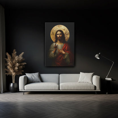 Jesus Christ -  ''Alpha & Omega" - Colored Version